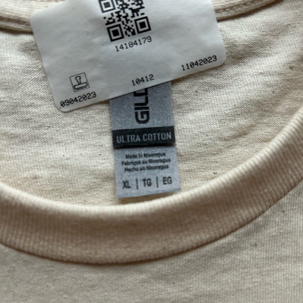 NWT Be Nice Oversized T-Shirt/Dress (Natural/Ivory) - Picture 12 of 13
